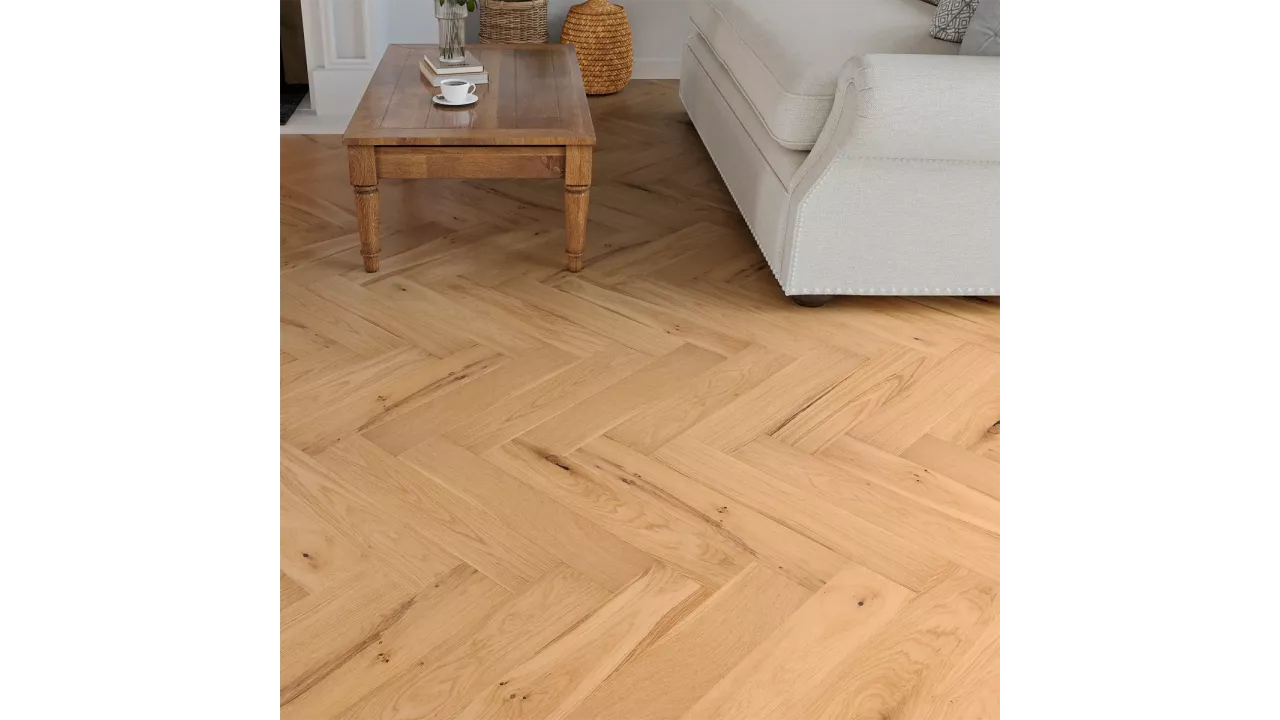 Ormiston Brushed Engineered Oak Herringbone