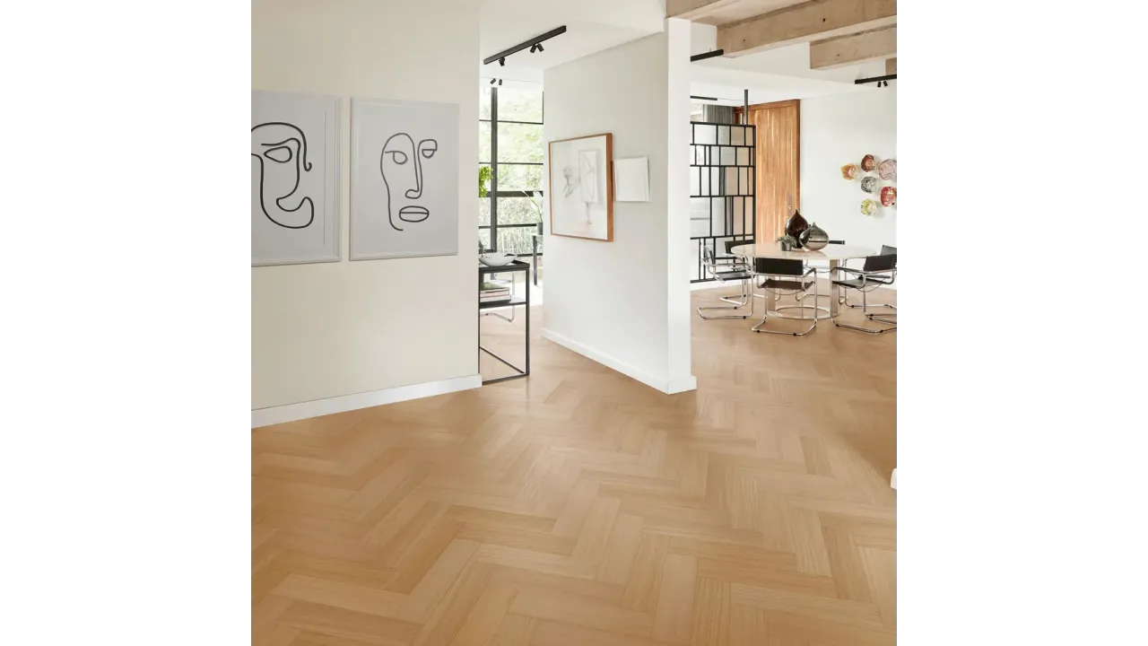Kahrs Life Authentic Oak Chamomille Herringbone