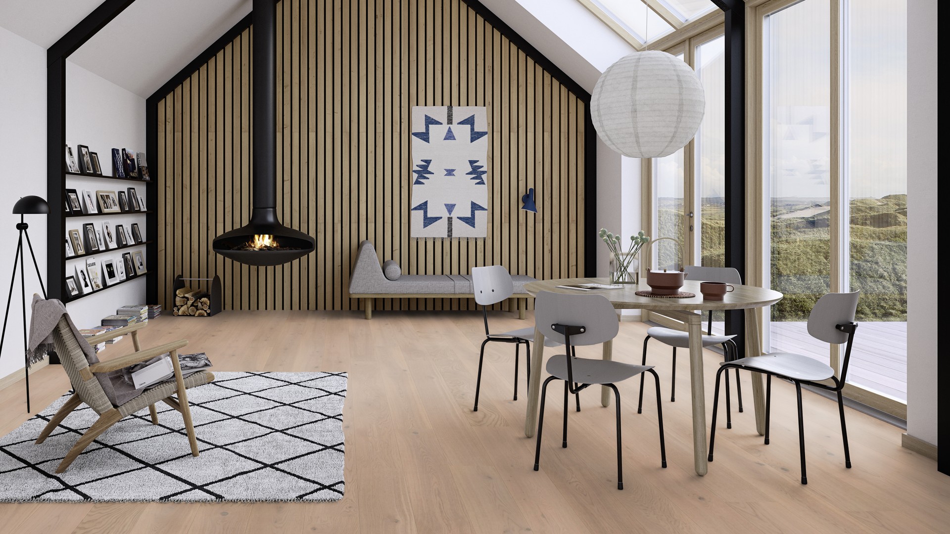 Boen Castle Animoso Mix Oak Fresh White 209mm