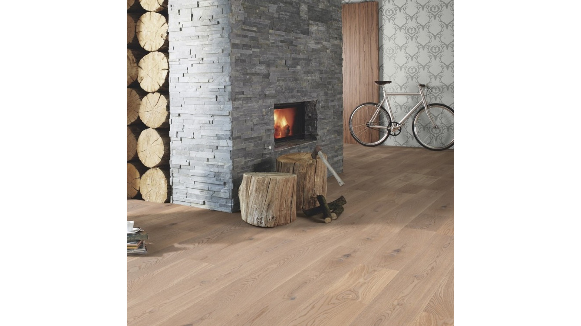 Boen Oak White Animoso Bevelled Edge 138mm