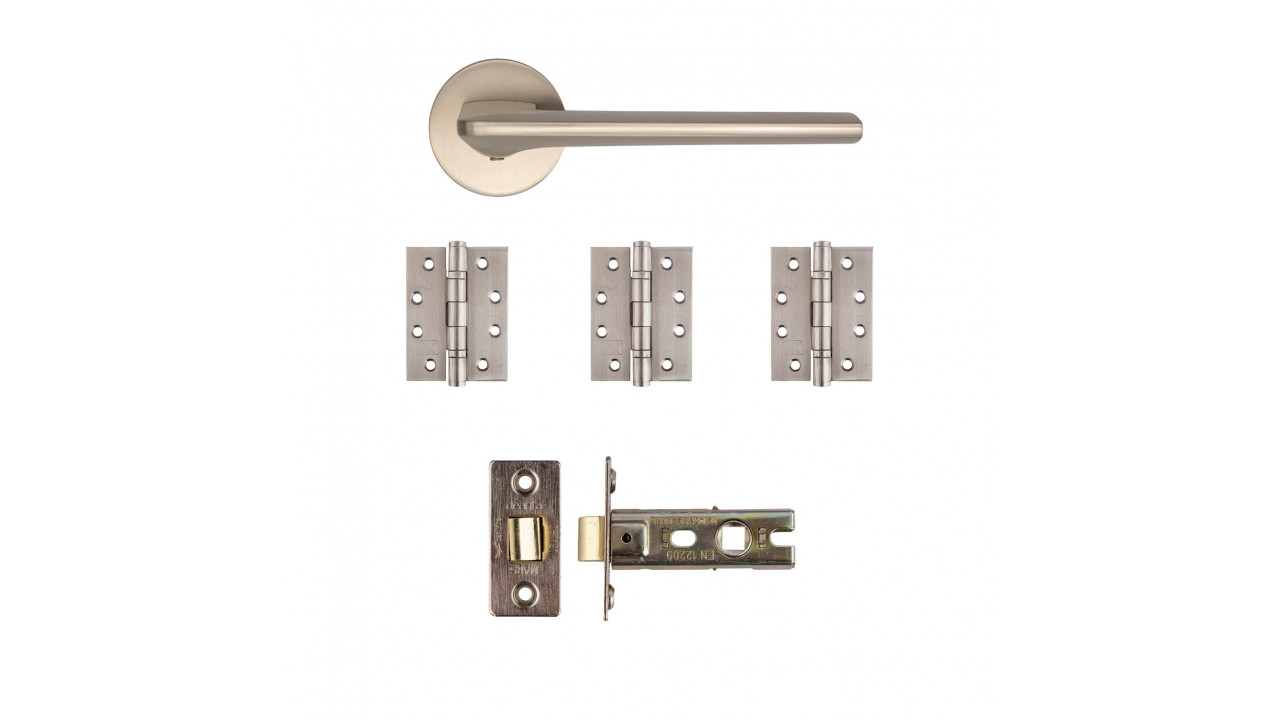 Deanta Ithaca Latch Kit Satin Nickel