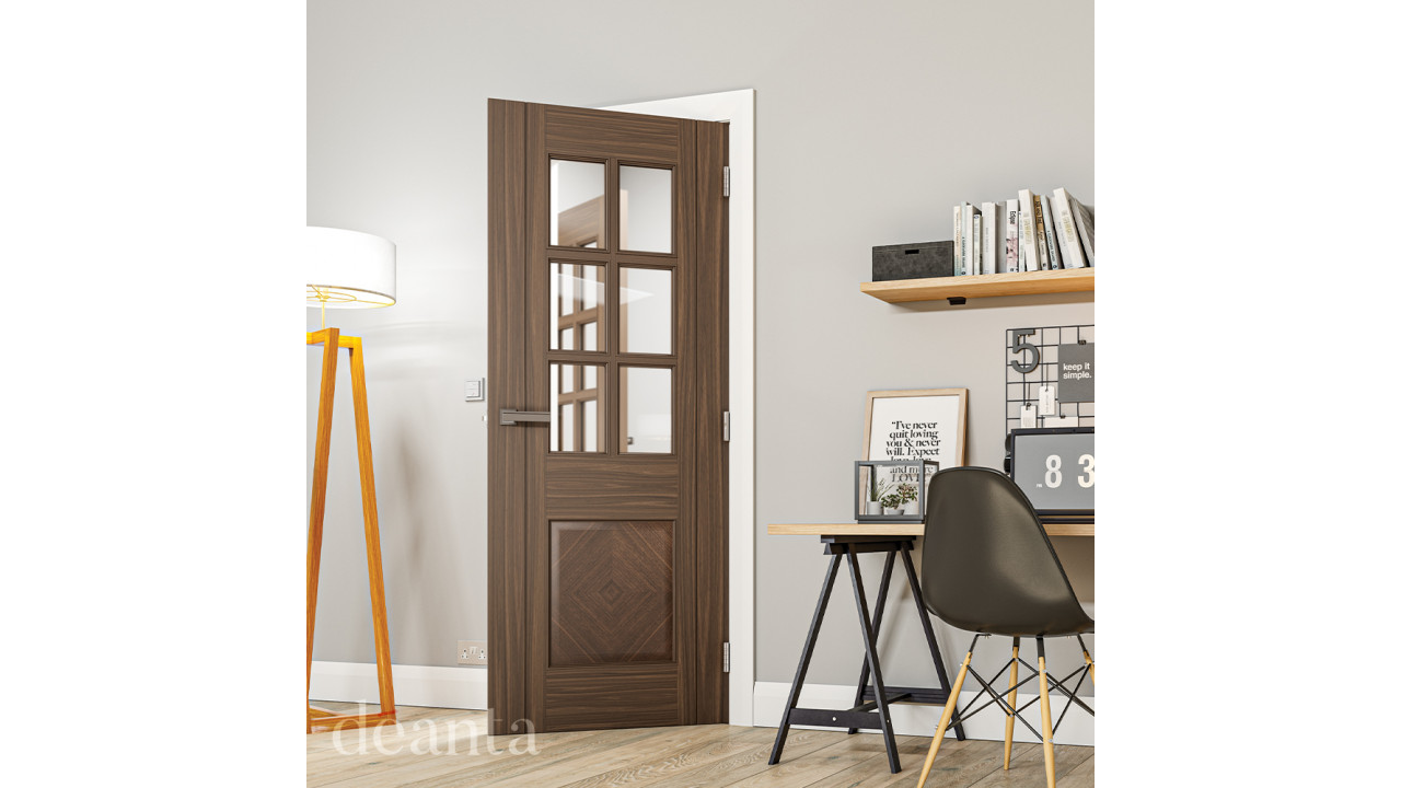 Deanta Kensington Prefinished Walnut Bevelled Glaze FSC