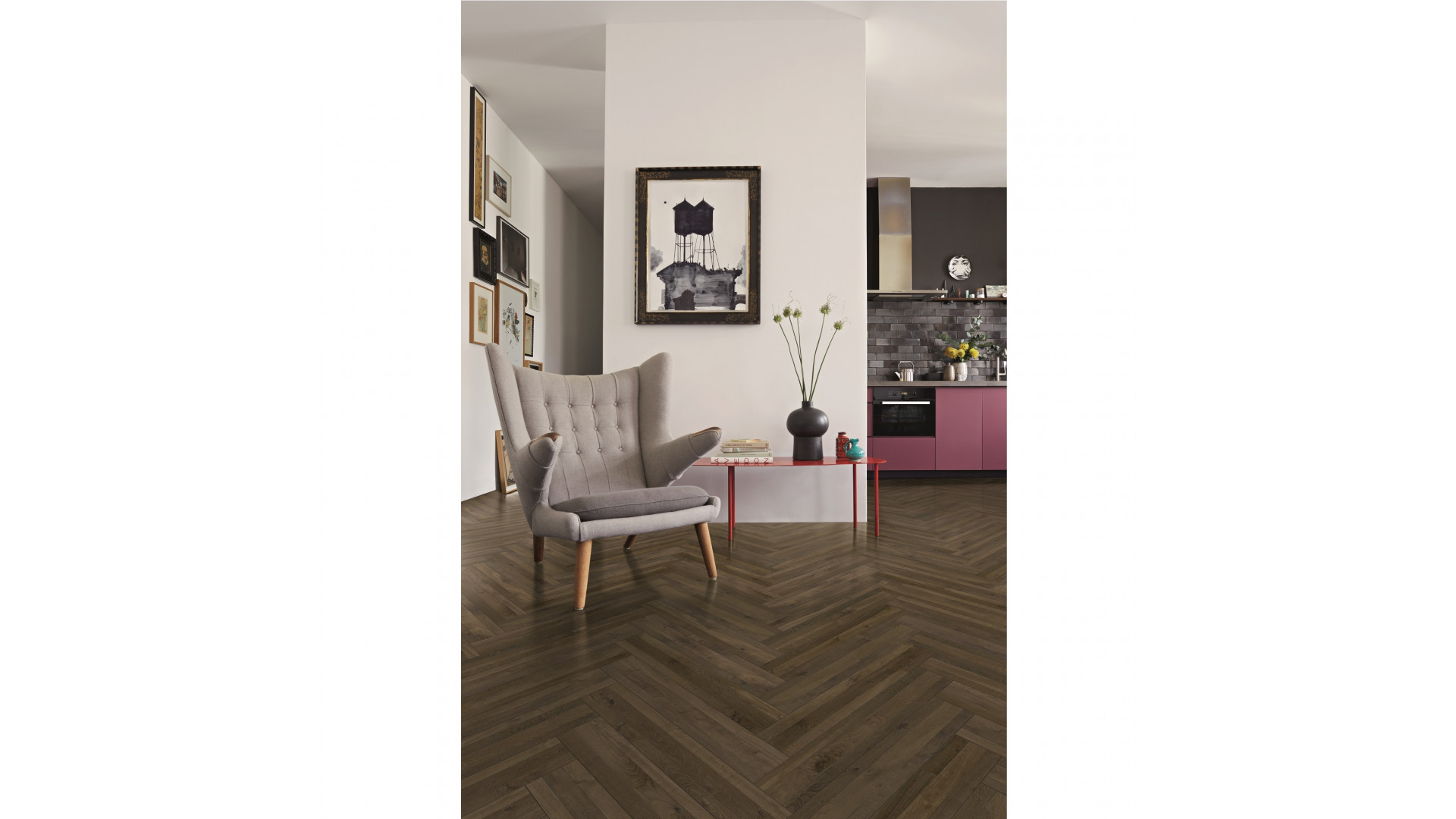 Parador Trendtime 3 Iconics. Oak Multi-Plank Mix Antique Herringbone