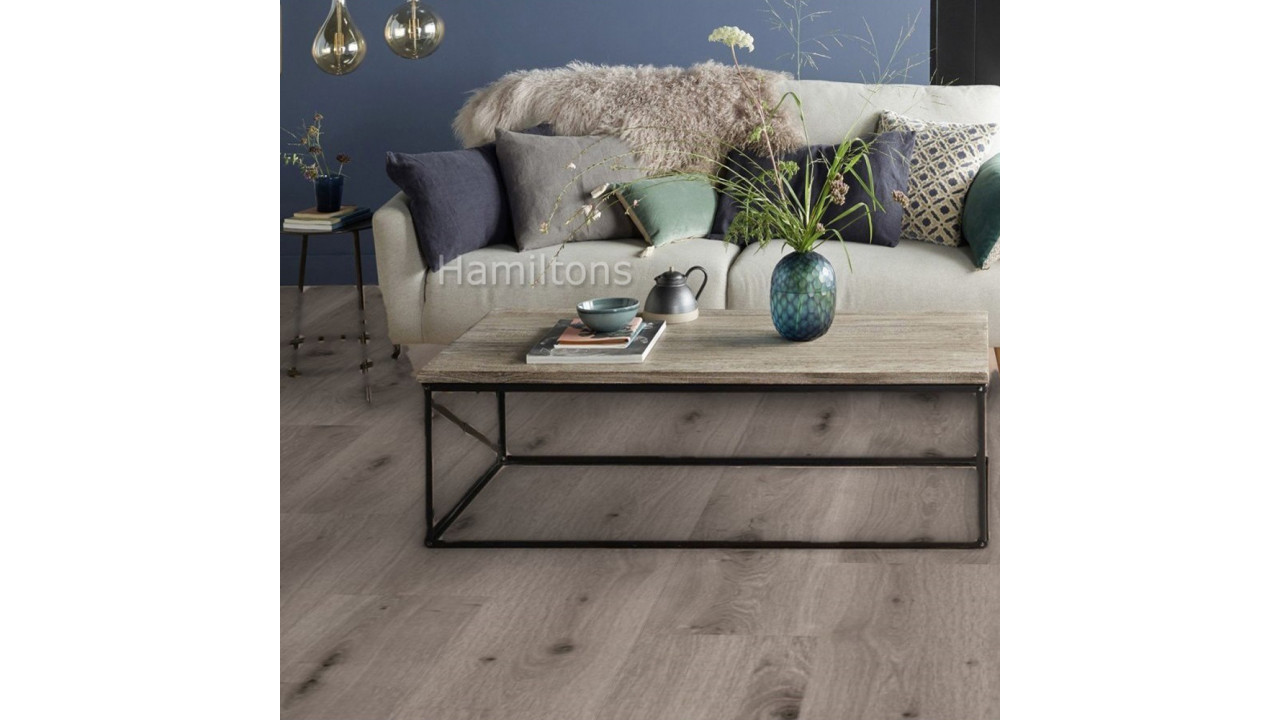 Parador Trendtime 8 Oak Imperial Light Grey SPC Rigid Click Vinyl Flooring