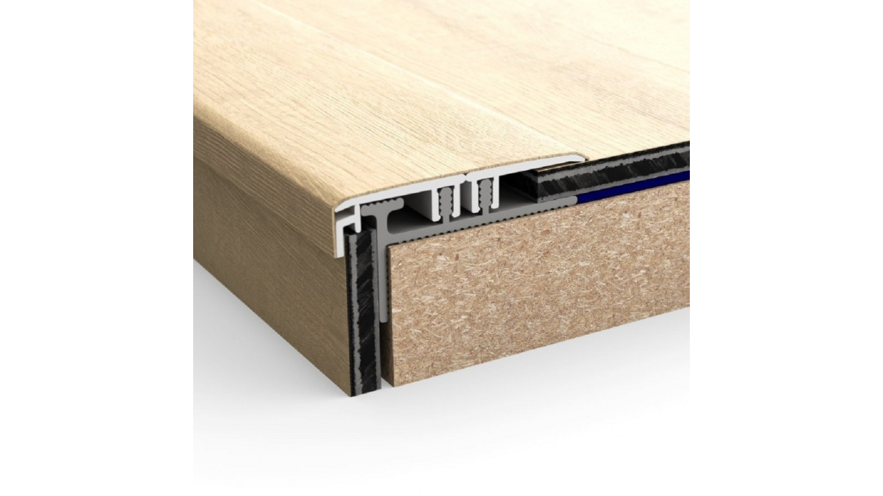 Quick-Step Incizo Stair Base Profile for Livyn Vinyl Flooring