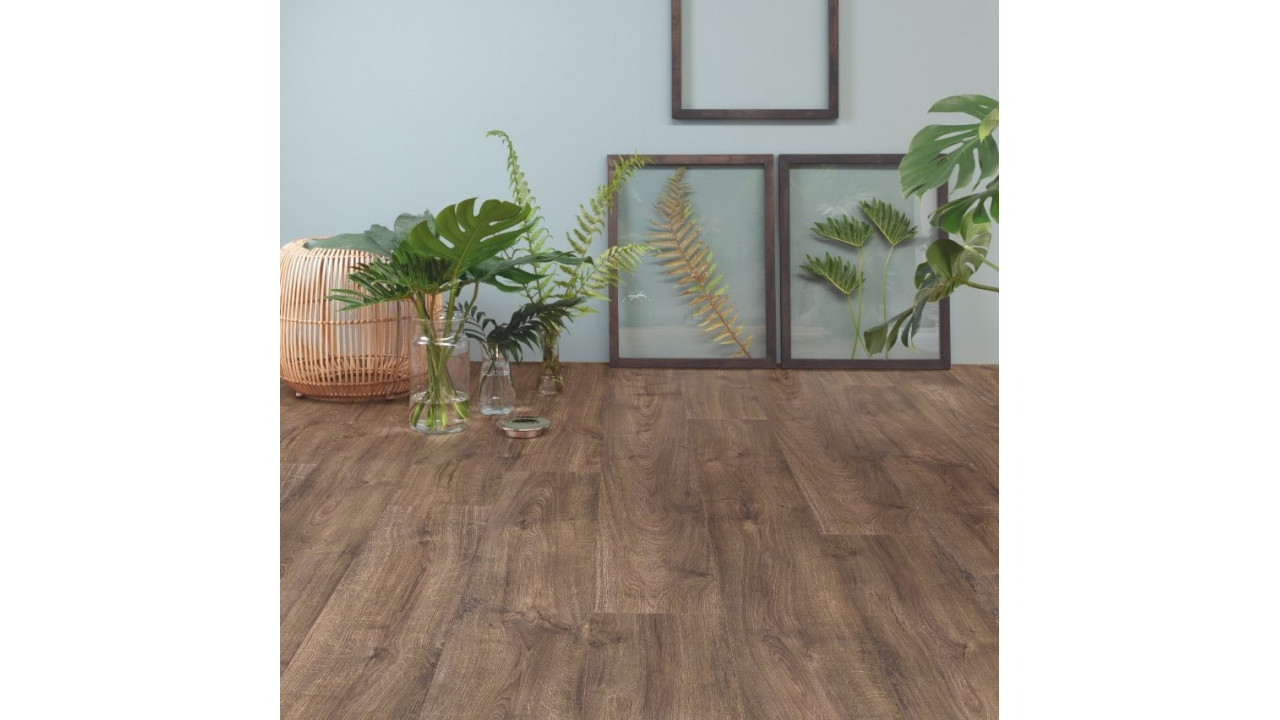 Quickstep Alpha Bloom Autumn Oak Chocolate Rigid Click