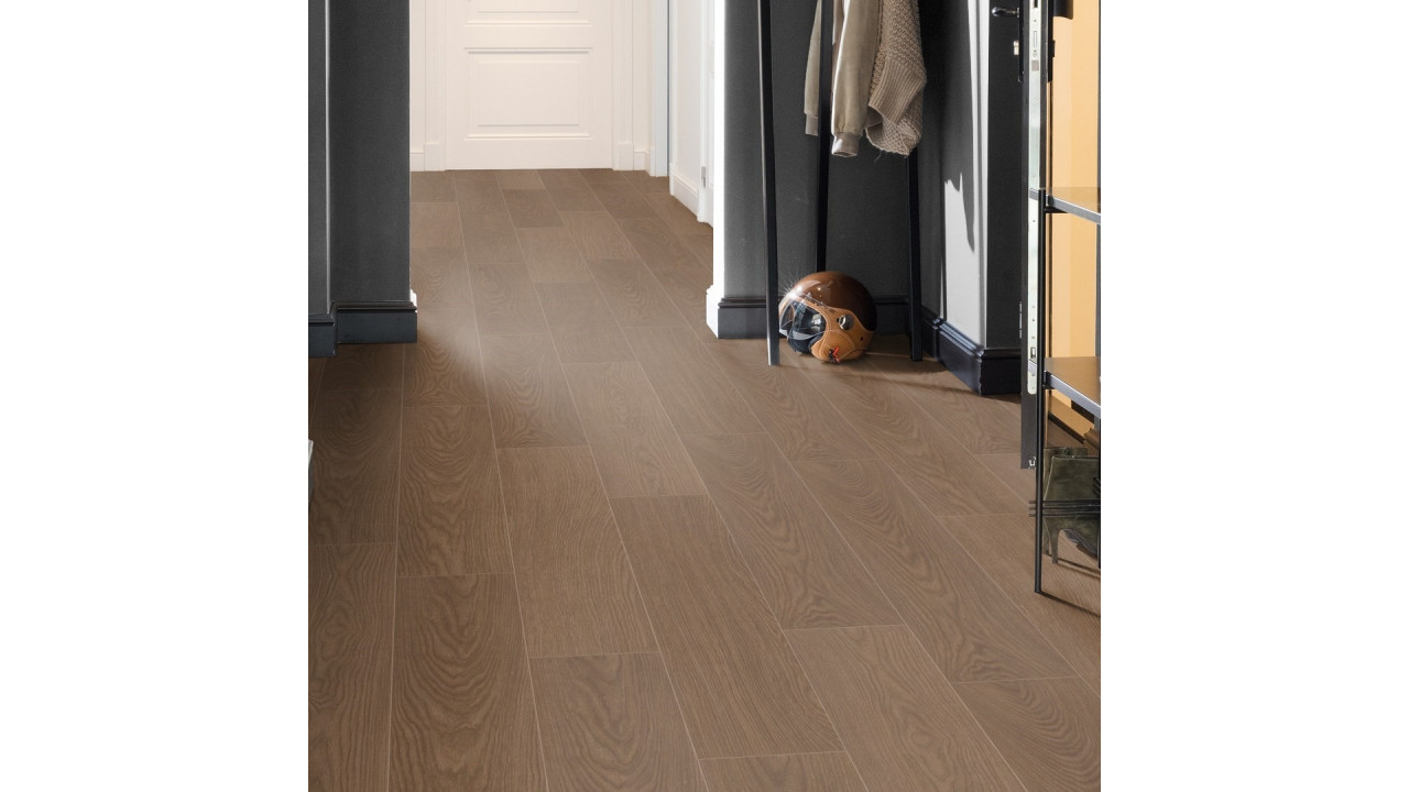 Quickstep Alpha Blos Cocoa Oak Rigid Click