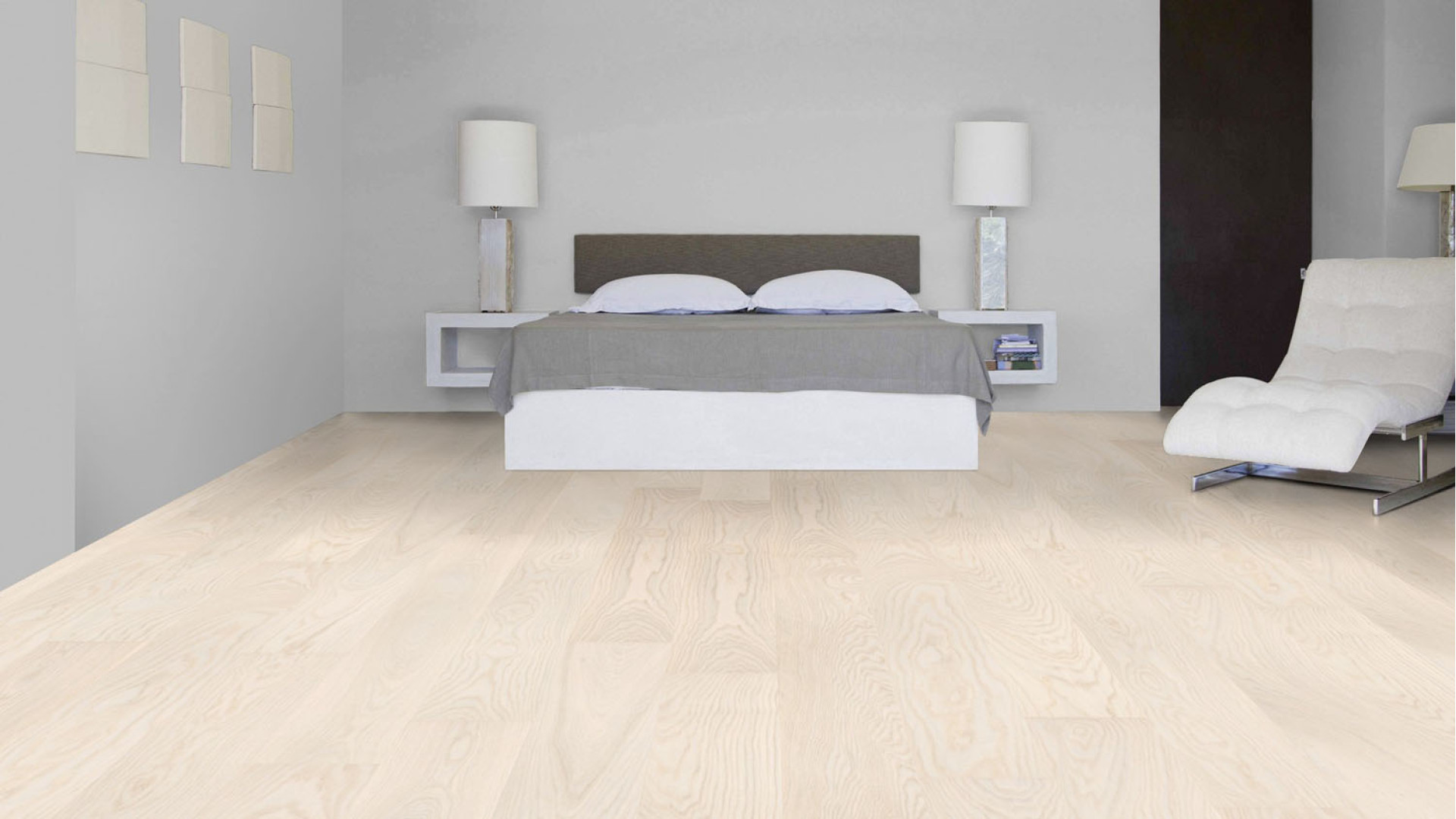 Grace Withe Tarkett Grace Oak White Lace Plank XT 190mm Wood Flooring