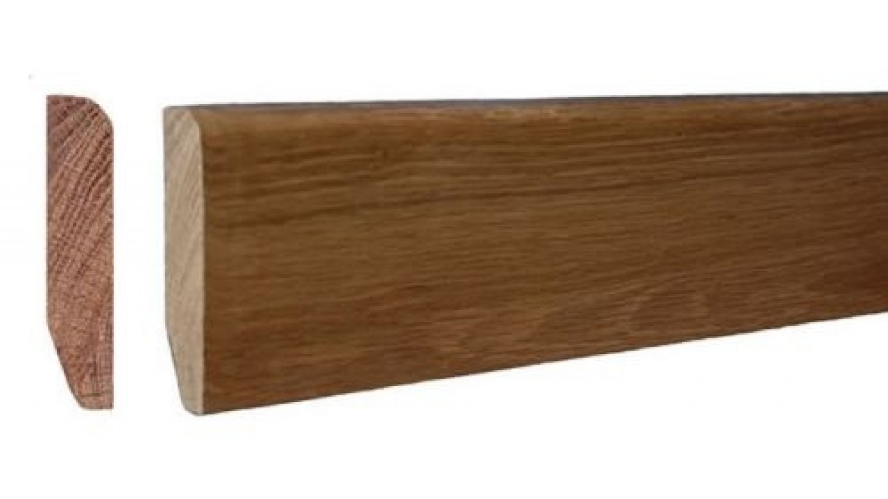 Solid Oak Rounded Skirting Board  Available In Various Sizes
