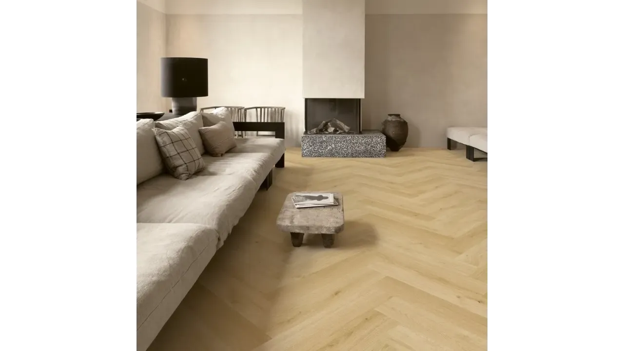 Quickstep Impressive Design Oak Cardamom Herringbone