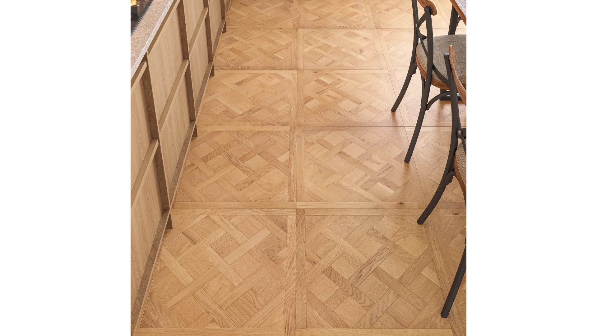 Lancaster UV Oiled Oak Marquetry
