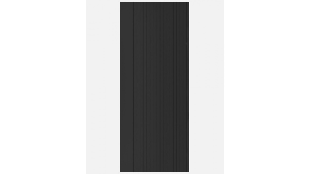 Deanta Black Malmo Solid Panel Doors