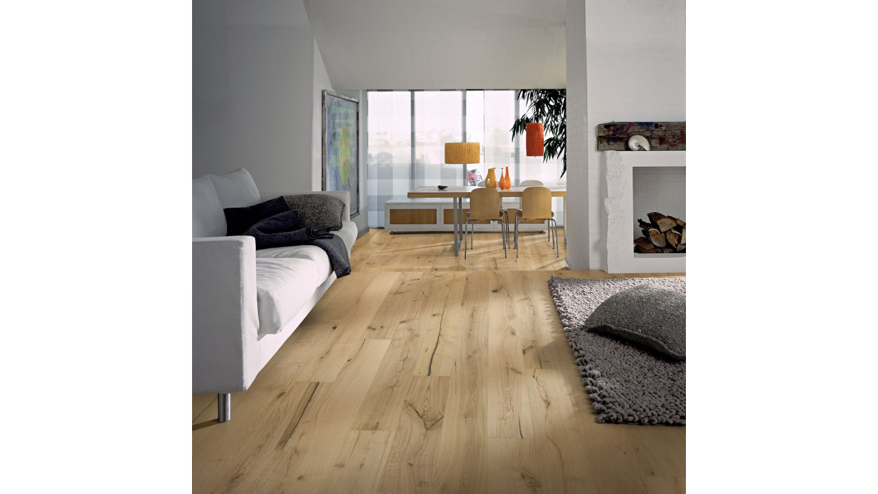 Kahrs European Oak Montafon Rohoptic Blonde Wood Flooring