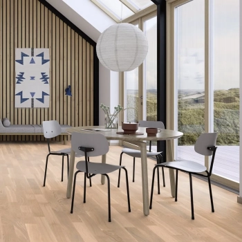Boen Oak Concerto White Matt Lacquer 3-Strip