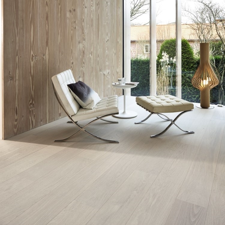 Boen Castle Oak Andante White Live Pure 209mm Engineered Wood
