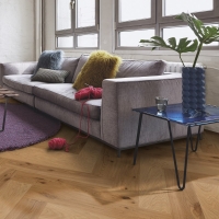 Boen Click Herringbone Oak Vivo Brushed Parquet