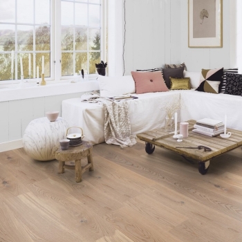 Boen Oak White Animoso Bevelled Edge 138mm