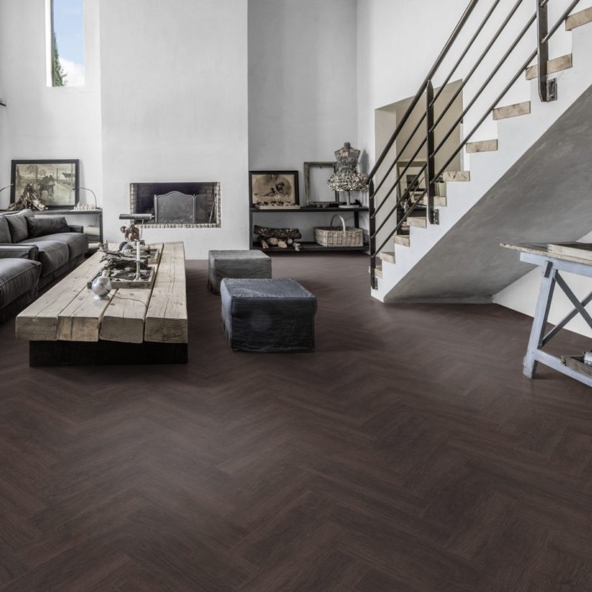 Kahrs Valdivian Dry Back Vinyl Herringbone