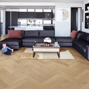 Kahrs Life Authentic Oak Ginseng Herringbone
