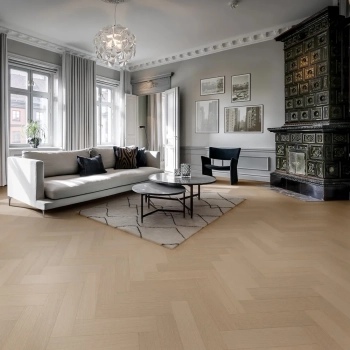 Kahrs Life Authentic Oak Mint Herringbone