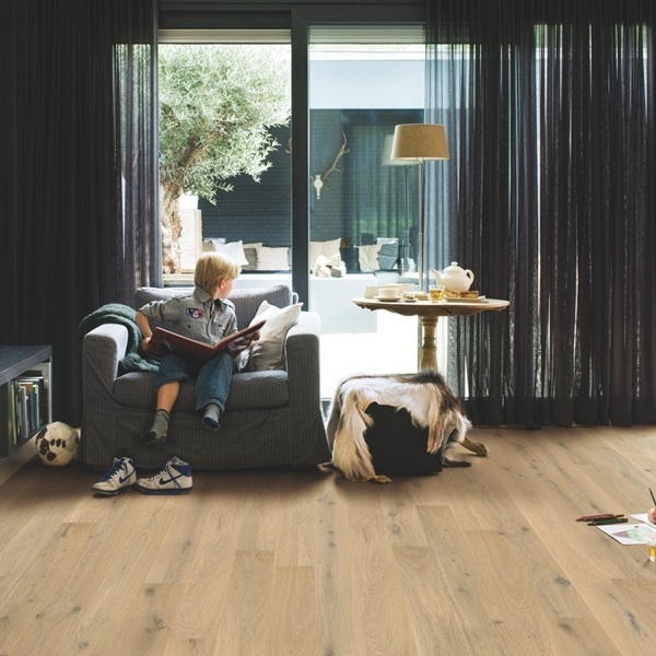 Quick-Step Compact Grande Pure Oak Matt Wood Flooring 190mm
