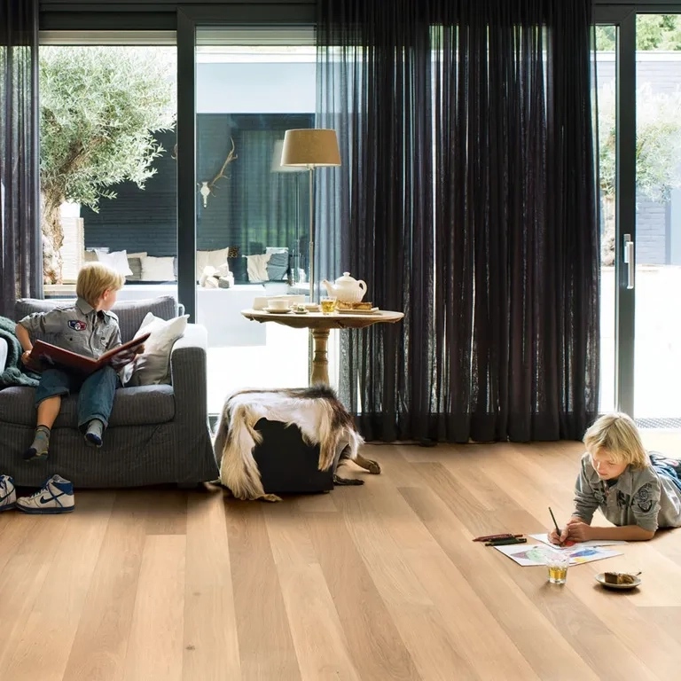 Quick-Step Cascada Butter Pure Oak Extra Matt Wood Flooring