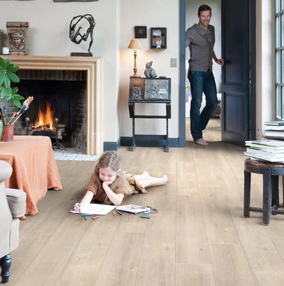 Quick Step Impressive Saw Cut Oak Beige Laminate Flooring Save Quick Step Impressive Saw Cut Oak Beige Laminate Flooring Im1857