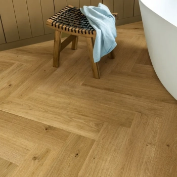 Quickstep Impressive Design Oak Cinnamon Herringbone