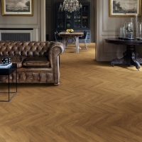 Quickstep Impressive Patterns Chevron Oak Brown