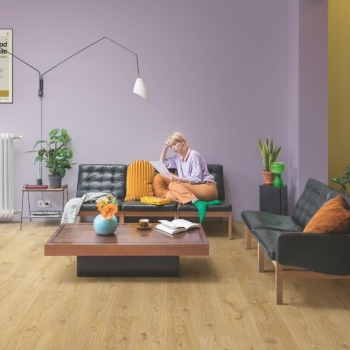 Quickstep Alpha Blos Cottage Oak Natural Rigid Click
