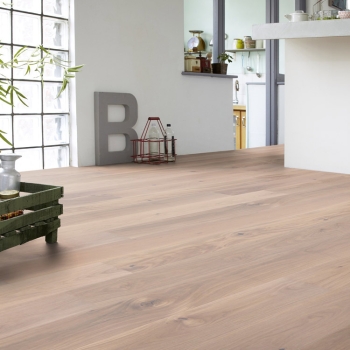 Tarkett Oak Satin White Engineered Wood Flooring