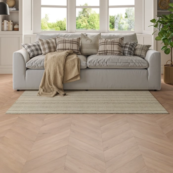 Hamilton Max Clay Taupe Chevron Vinyl