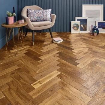 Woodland Classics Smoked Brushed And HW Oiled Herringbone