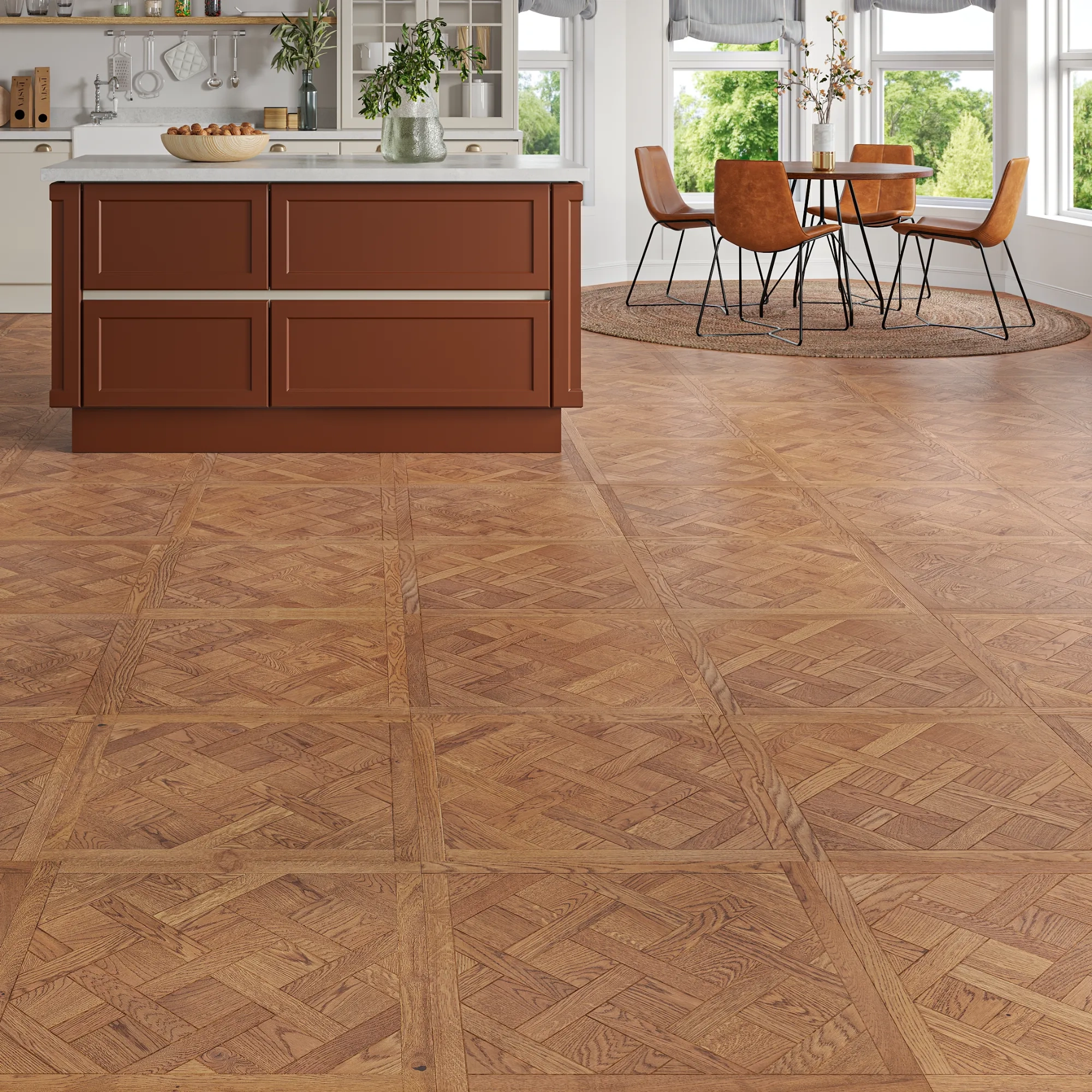 Balmoral Oak Marquetry