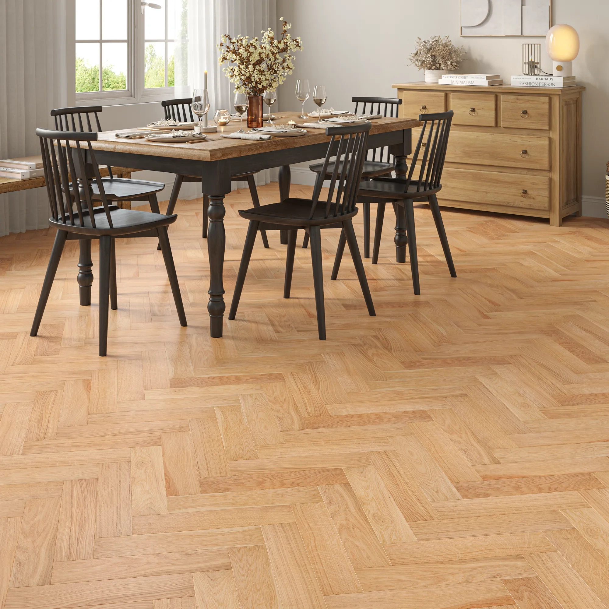 Cotswold Engineered Oak Herringbone