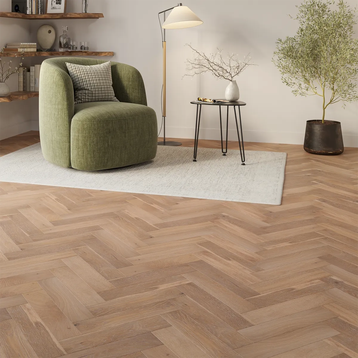 Stonehaven Engineered Oak Herringbone