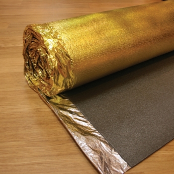 Elka Gold Comfort Underlay with moisture barrier. 15m² Roll