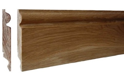 Solid Oak Torus Skirting Board Unfinished And Pre Finished