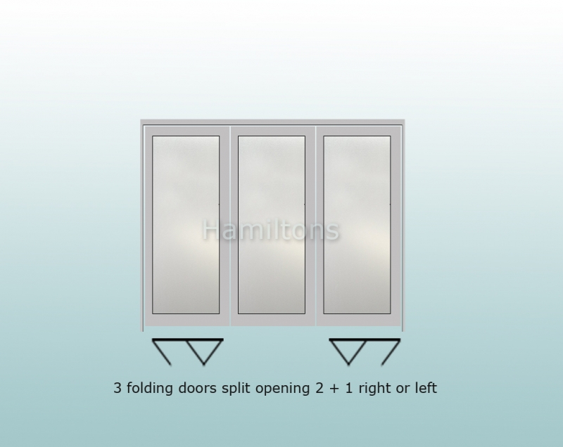 3 Doors Folding 2 and 1 Door