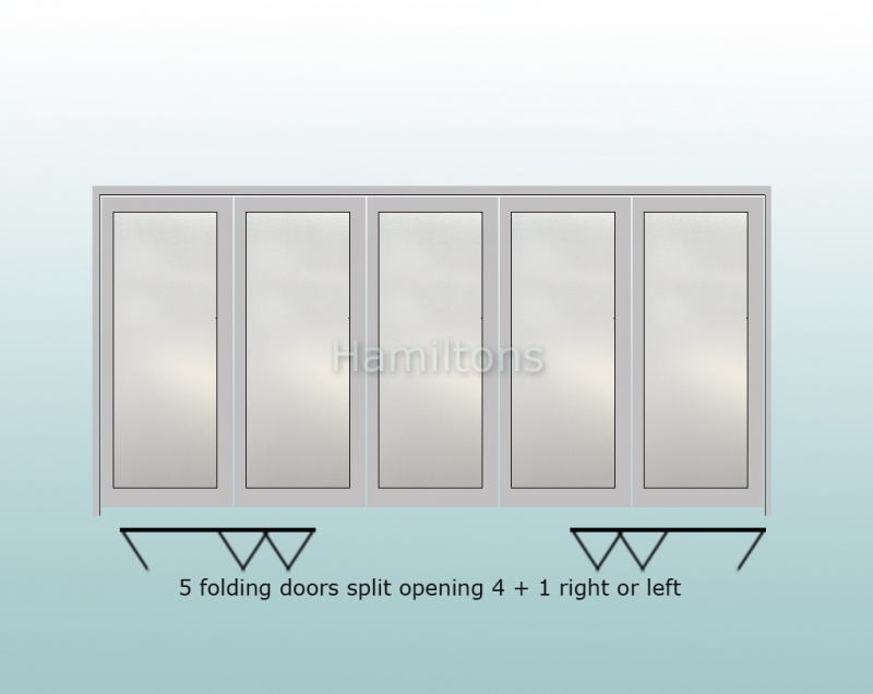 5 Doors 4 Folding and 1 Door