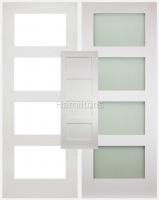 Deanta Coventry White Solid Panel And Glazed Doors
