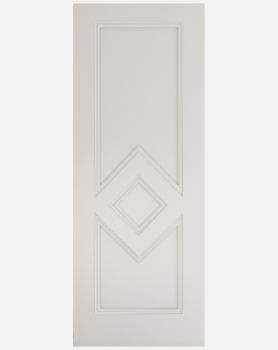 Deanta Ascot White Primed Solid Panel Doors