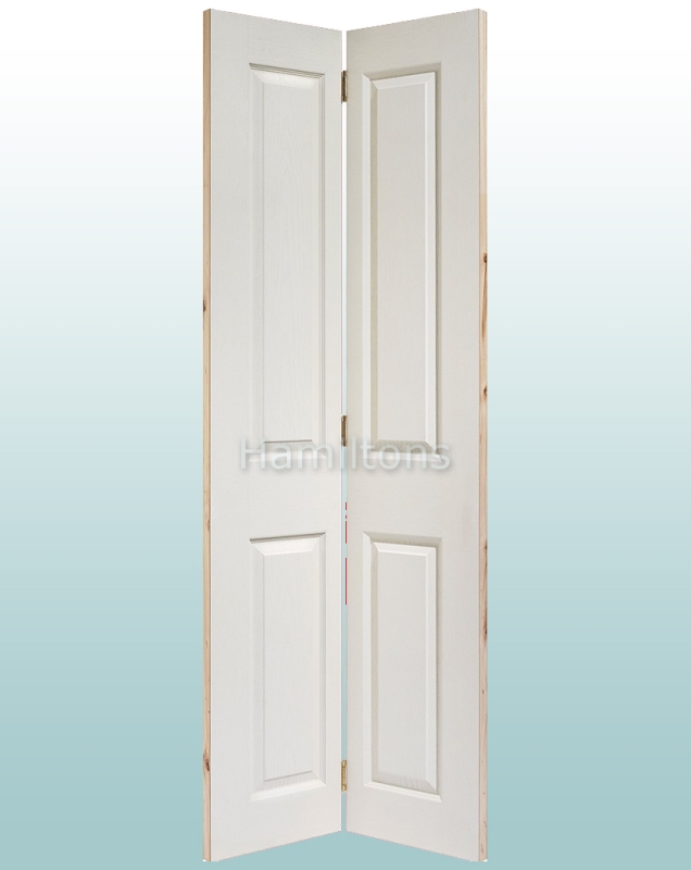 LPD White Textured 4 Panel Bifolding Doors For a 762mm Opening