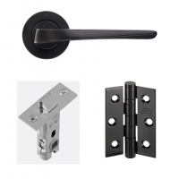 LPD Carina Handles, Latch And 3 Hinge Packs | Optional Privacy Latch