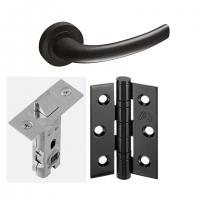 LPD Hydra Handles, Latch And 3 Hinge Packs | Optional Privacy Latch