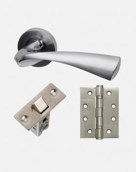 LPD Pluto Handles, Latch And 3 Hinge Packs | Optional Privacy Latch