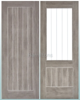 LPD Mexicano Light Grey Laminate Panel Doors And Glazed Doors