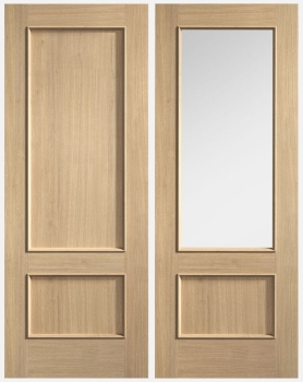 LPD Oak Murcia Panelled And Glazed Doors