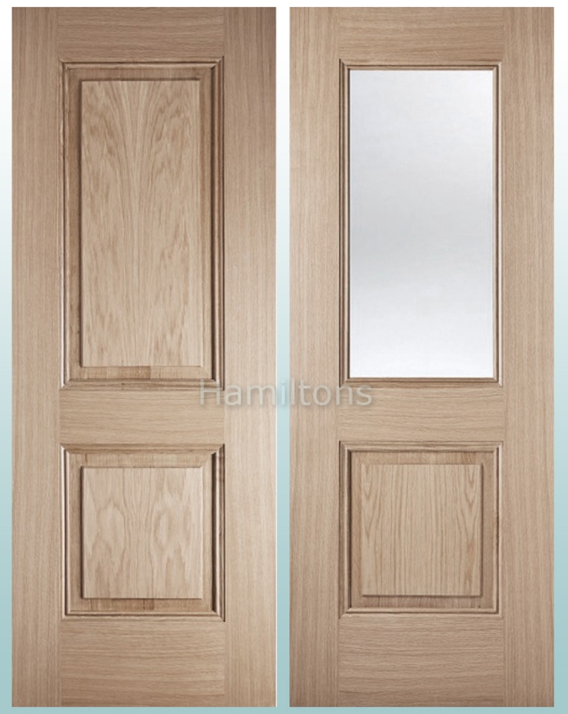 Lpd Premium Oak Arnhem Solid Panel Doors And Glazed Doors