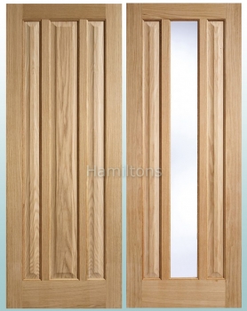 LPD Oak Kilburn Panel Doors And Glazed Doors